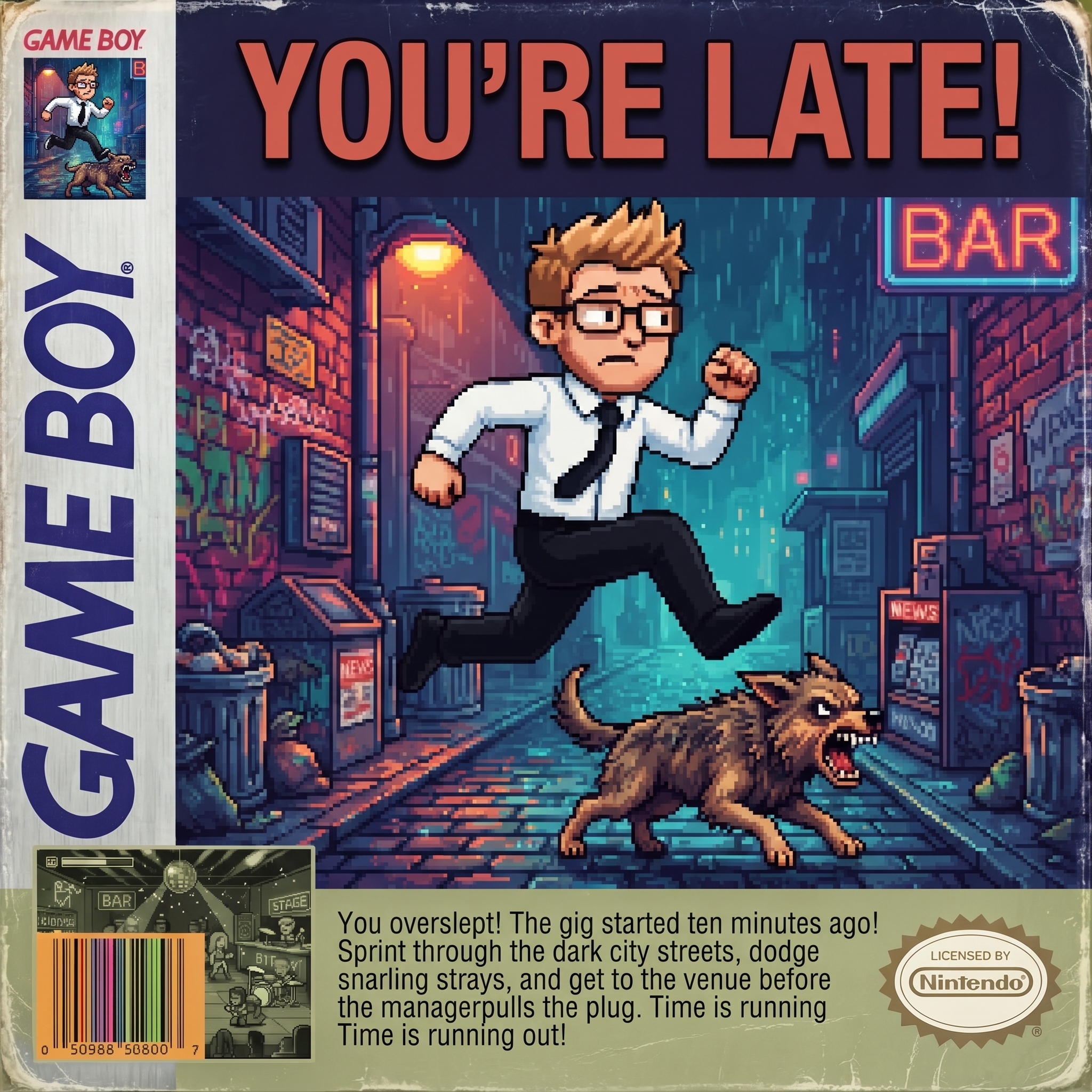 Late For The Gig box art